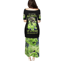 Flower Skull Puletasi I Blunt Because God Rolled Me That Way - Wonder Print Shop