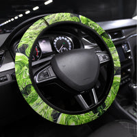 Death Skull Steering Wheel Cover I Never Alone My Demon With Me 24/7 - Wonder Print Shop