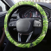 Death Skull Steering Wheel Cover I Never Alone My Demon With Me 24/7 - Wonder Print Shop