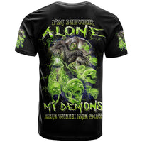 Flower Skull T Shirt I Blunt Because God Rolled Me That Way - Wonder Print Shop