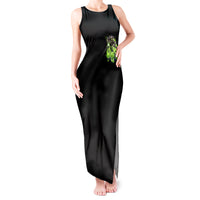 Flower Skull Tank Maxi Dress I Blunt Because God Rolled Me That Way - Wonder Print Shop