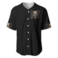 Satan Skull Baseball Jersey I Never Alone My Demon With Me 24/7 - Wonder Print Shop