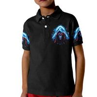 American Skull Kid Polo Shirt I Talk I Smile But Be Carefull When I Silent - Wonder Print Shop