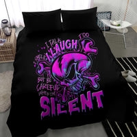 Graffiti Skull Bedding Set I Talk I Smile But Be Carefull When I Silent - Wonder Print Shop
