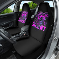 Graffiti Skull Car Seat Cover I Talk I Smile But Be Carefull When I Silent - Wonder Print Shop