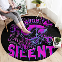graffiti-skull-round-carpet-i-talk-i-smile-but-be-carefull-when-i-silent