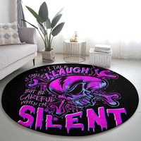 graffiti-skull-round-carpet-i-talk-i-smile-but-be-carefull-when-i-silent