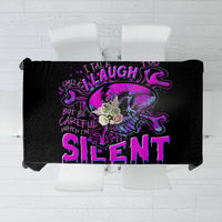 Graffiti Skull Tablecloth I Talk I Smile But Be Carefull When I Silent - Wonder Print Shop