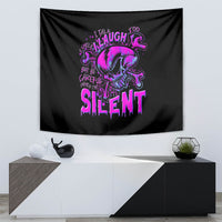 Graffiti Skull Tapestry I Talk I Smile But Be Carefull When I Silent - Wonder Print Shop