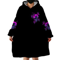 Girl Skull Wearable Blanket Hoodie I Sweet Girl Full Of Crazy - Wonder Print Shop
