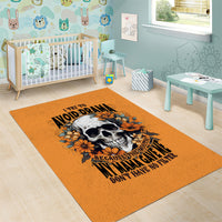 Flower Skull Area Rug I Try To Avoid Drama - Wonder Print Shop