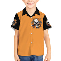 Flower Skull Hawaiian Shirt I Try To Avoid Drama - Wonder Print Shop