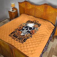 Flower Skull Quilt I Try To Avoid Drama - Wonder Print Shop