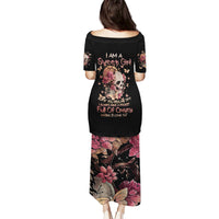 Graffiti Skull Puletasi I Talk I Smile But Be Carefull When I Silent - Wonder Print Shop