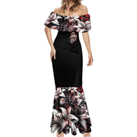 Moon Skull Mermaid Dress Hello Darkness My Old Friend Moon - Wonder Print Shop