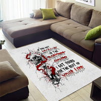 Blood Skull Area Rug You Got My Back I Got Your Rest Of Your Life - Wonder Print Shop