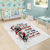 Blood Skull Area Rug You Got My Back I Got Your Rest Of Your Life - Wonder Print Shop