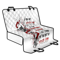 Blood Skull Back Car Seat Cover You Got My Back I Got Your Rest Of Your Life - Wonder Print Shop