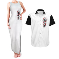 Blood Skull Couples Matching Tank Maxi Dress and Hawaiian Shirt You Got My Back I Got Your Rest Of Your Life - Wonder Print Shop