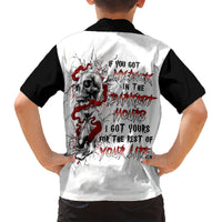 Blood Skull Hawaiian Shirt You Got My Back I Got Your Rest Of Your Life - Wonder Print Shop