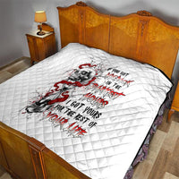Blood Skull Quilt You Got My Back I Got Your Rest Of Your Life - Wonder Print Shop