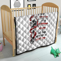 Blood Skull Quilt You Got My Back I Got Your Rest Of Your Life - Wonder Print Shop