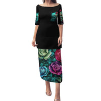 Satan Skull Puletasi I Never Alone My Demon With Me 24/7 - Wonder Print Shop