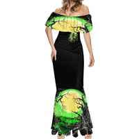 Skull Pumpkin Mermaid Dress I Have Three Side Quite Funny And Side You Never Want - Wonder Print Shop