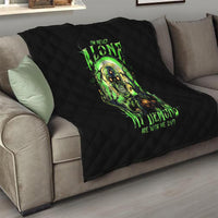 Zombie Skull Quilt I Never Alone My Demon With Me 24/7 - Wonder Print Shop