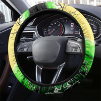 Zombie Skull Steering Wheel Cover I Never Alone My Demon With Me 24/7 - Wonder Print Shop