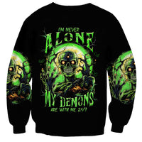 Skull Pumpkin Sweatshirt I Have Three Side Quite Funny And Side You Never Want - Wonder Print Shop