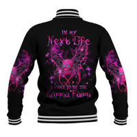 Fairy Skull Baseball Jacket My Next Life I Want To Be Karma Fairy - Wonder Print Shop