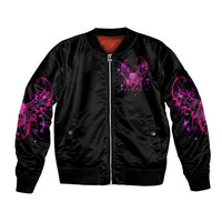 Fairy Skull Bomber Jacket My Next Life I Want To Be Karma Fairy - Wonder Print Shop