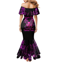 Skull Reaper Mermaid Dress I Can't Go To Hell Devil Restrainning Order Against Me - Wonder Print Shop