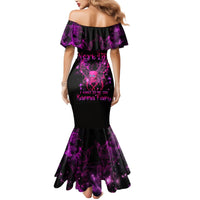 Skull Reaper Mermaid Dress I Can't Go To Hell Devil Restrainning Order Against Me - Wonder Print Shop