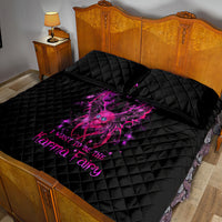 Fairy Skull Quilt Bed Set My Next Life I Want To Be Karma Fairy - Wonder Print Shop
