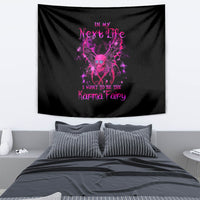 Fairy Skull Tapestry My Next Life I Want To Be Karma Fairy - Wonder Print Shop