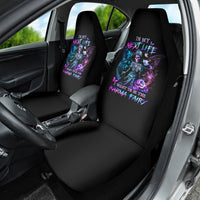 Dia De Los Muertos Skull Car Seat Cover My Next Life I Want To Be Karma Fairy - Wonder Print Shop