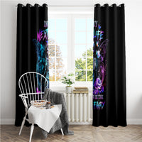 Dia De Los Muertos Skull Window Curtain My Next Life I Want To Be Karma Fairy - Wonder Print Shop