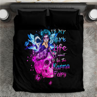 Tiny Fairy Skull Bedding Set My Next Life I Want To Be Karma Fairy - Wonder Print Shop
