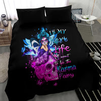 Tiny Fairy Skull Bedding Set My Next Life I Want To Be Karma Fairy - Wonder Print Shop