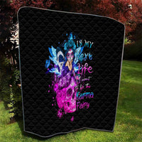 Tiny Fairy Skull Quilt My Next Life I Want To Be Karma Fairy - Wonder Print Shop