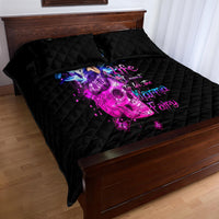 Tiny Fairy Skull Quilt Bed Set My Next Life I Want To Be Karma Fairy - Wonder Print Shop