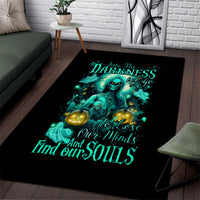Witch Skull Area Rug Into Darkness To Lose Our Mind And Find Our Souls - Wonder Print Shop