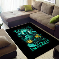 Witch Skull Area Rug Into Darkness To Lose Our Mind And Find Our Souls - Wonder Print Shop