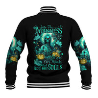 Witch Skull Baseball Jacket Into Darkness To Lose Our Mind And Find Our Souls - Wonder Print Shop