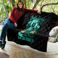 Witch Skull Quilt Into Darkness To Lose Our Mind And Find Our Souls - Wonder Print Shop