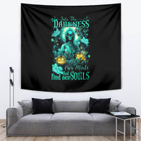 Witch Skull Tapestry Into Darkness To Lose Our Mind And Find Our Souls - Wonder Print Shop