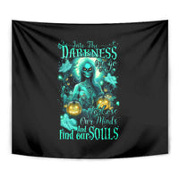 Witch Skull Tapestry Into Darkness To Lose Our Mind And Find Our Souls - Wonder Print Shop