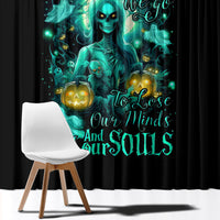 Witch Skull Window Curtain Into Darkness To Lose Our Mind And Find Our Souls - Wonder Print Shop